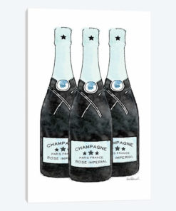 Champagne Teal Three Bottle