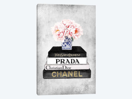 Books Of Fashion, Grey, Flowers, Grey Grunge