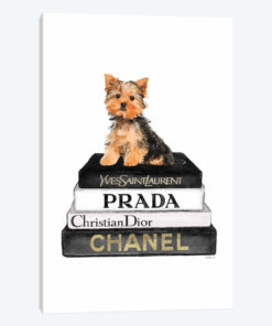 Books Of Fashion, Grey, Yorkie