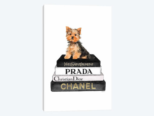 Books Of Fashion, Grey, Yorkie