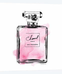 Black And Pink Perfume Bottle