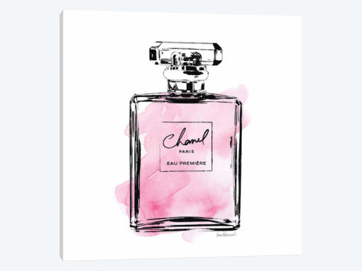 Black And Pink Perfume Bottle