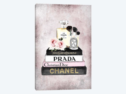 Books Of Fashion, Pink, Makeup Set, Pink Grunge