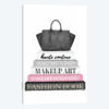 Grey Books With Pink, Black Bag