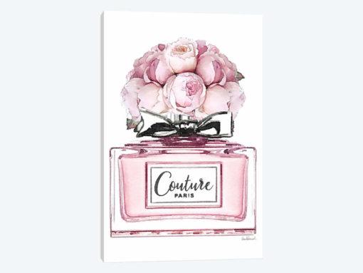 Short Perfume, Pink With Roses