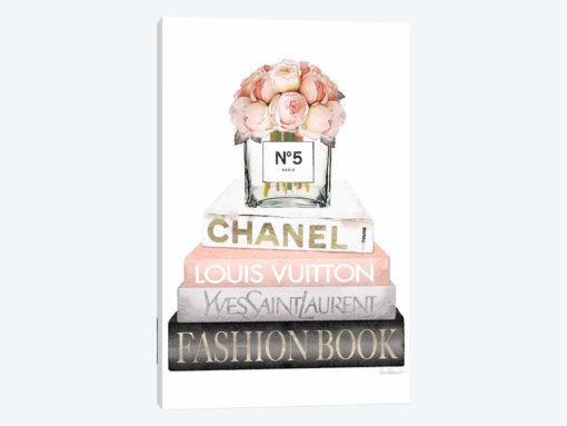 New Books Grey Peach With Peony Vase