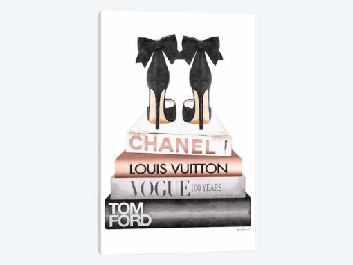 New Books Grey Rose Gold With Bow Shoes