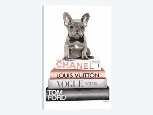 New Books Grey Rose Gold With Grey Frenchie
