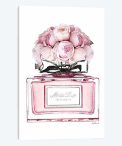 Short Perfume, Pink With Roses