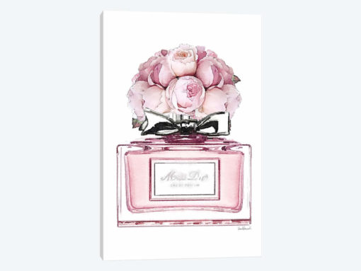 Short Perfume, Pink With Roses