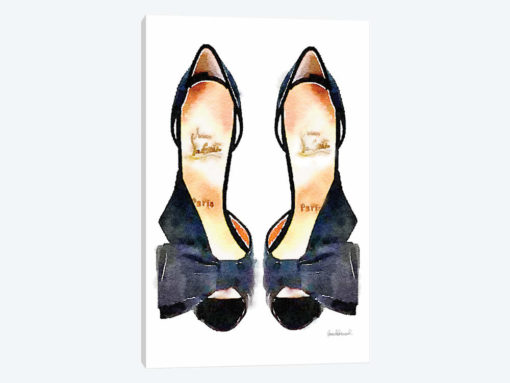 Black Bowed Shoes