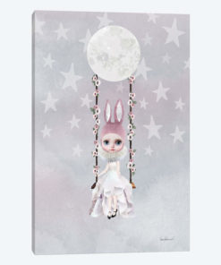 Miss Lily Rabbit Swings From The Moon