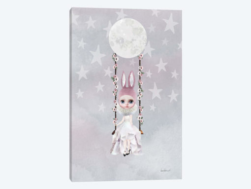 Miss Lily Rabbit Swings From The Moon