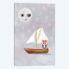 Miss Linda Fox Sailing A Boat