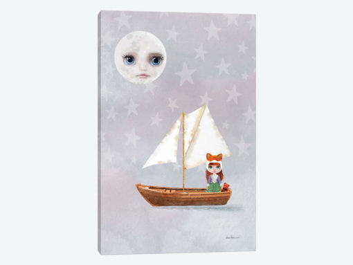 Miss Linda Fox Sailing A Boat