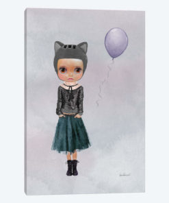 Miss Lola Cat With A Balloon