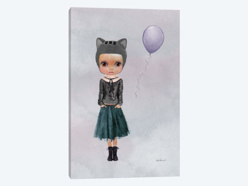 Miss Lola Cat With A Balloon