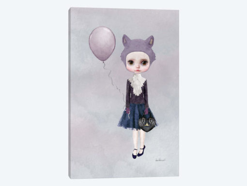 Miss Sophia Wolf With A Balloon