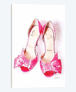 Pink Bowed Shoes