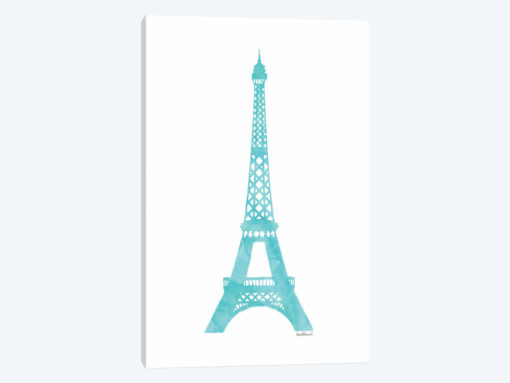 Teal Eiffel Tower