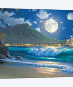 Waikiki Surf Aglow
