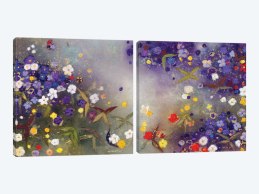 Gardens in the Mist Diptych