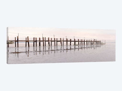 Vintage Pier At Fishing Village