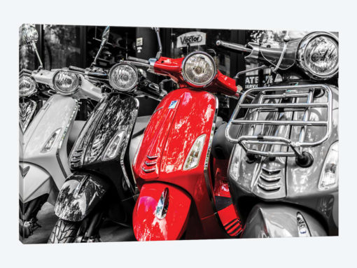 Red Vespa, Paris