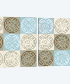 Blue Squared Diptych