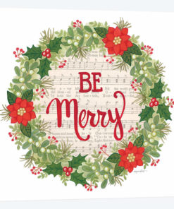Be Merry Holiday Wreath