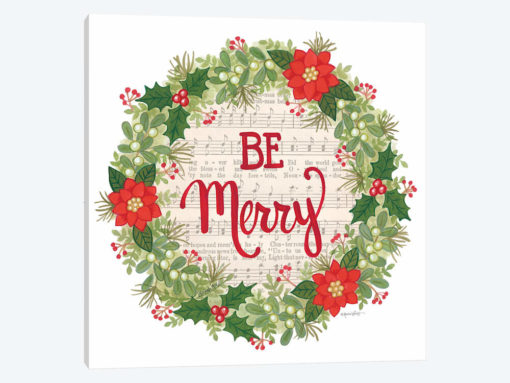 Be Merry Holiday Wreath