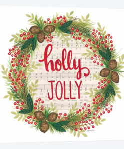 Holly Jolly Holiday Wreath