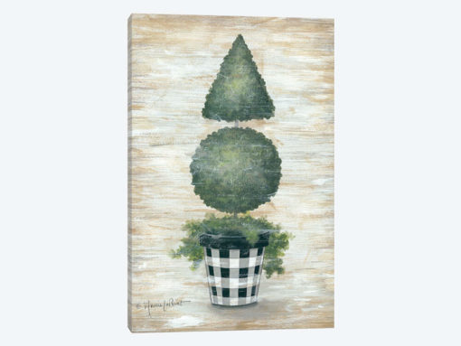 Gingham Topiary Cone