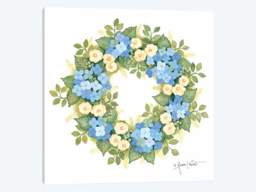 Hydrangeas in Bloom Wreath