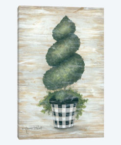 Gingham Topiary Spiral
