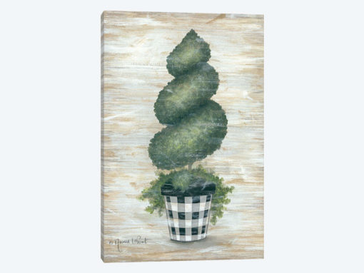 Gingham Topiary Spiral