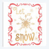 Gold and Red Christmas I