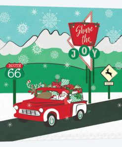 Retro Santa DrivIng I