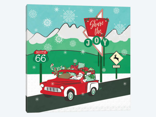 Retro Santa DrivIng I