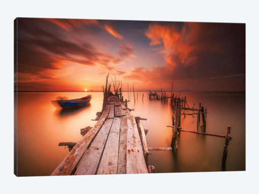 Red Sunset At Carrasqueira, Alentejo