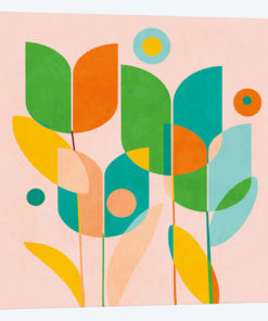 Circles Shapes Tulips