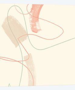 Dance Lines Mid Century Modern I