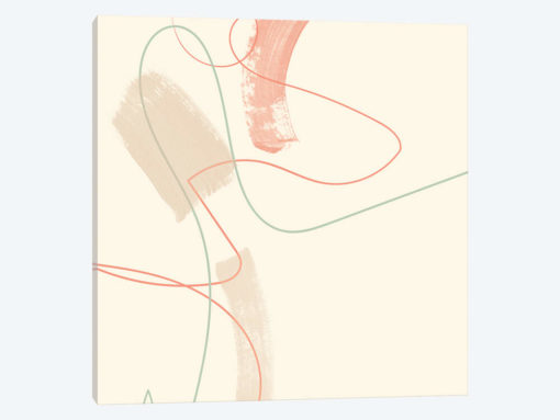 Dance Lines Mid Century Modern I