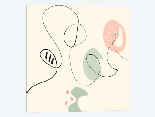 Dance Lines Mid Century Modern II