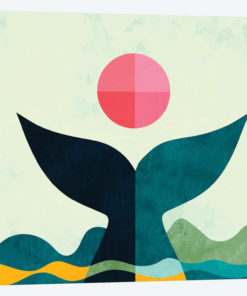 Mid Century Whale