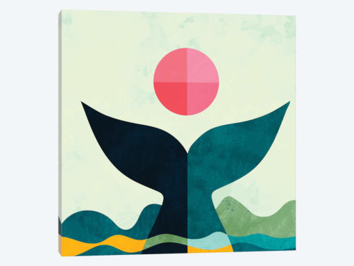 Mid Century Whale