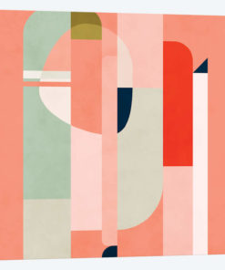 Shapes Modern Peach
