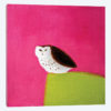 Owl On Pink & Green