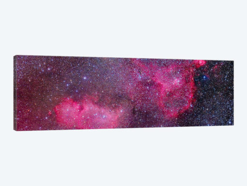 The Heart And Soul Nebulae In The Constellation Cassiopeia