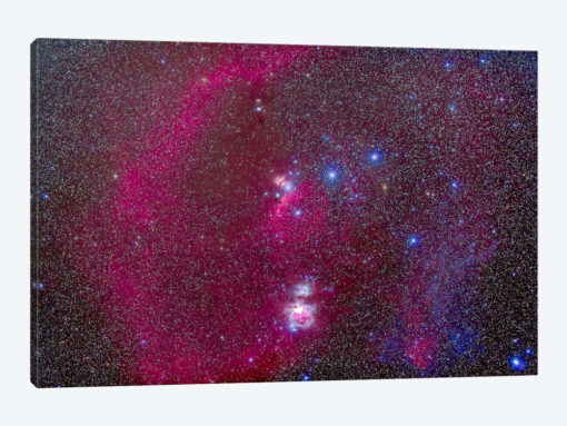 The Orion Nebula, Belt Of Orion, Sword Of Orion And Nebulosity